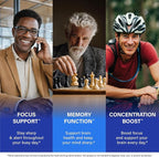 Multivitamin for Men - B-Complex | Whole Foods & Enzymes - Energy, Focus & Brain | Men's Health Complex - 46in1 Mens Multivitamin - Bioavailable & Gentle on Stomach - Made in USA - 90 Capsules, 1/Day