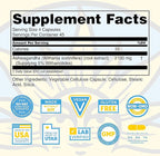 Nature's Life Ashwagandha Capsules 2,100 mg, Pure Ashwagandha Root Extract for Relaxation, Occasional Stress Relief, and Sleep Support, Vegan Ashwagandha Supplements, 45 Servings, 180 Capsules