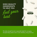 Swanson Triple Strength Melatonin - Natural Sleep Support for Disrupted Sleep Cycles - (60 Capsules, 10mg Each)