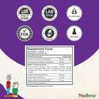 NuBest Tall | Support Bone Strength, Bone Health, Enhanced Immune and Whole Body Wellness with Calcium, Collagen, and Herbs for Ages 5+ & Teens | Pack 3 | 3 Months Supply