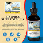 Kan Herbs Company Zizyphus Sleep Formula – Traditional Chinese Herbal Blend for Nighttime Balance and Relaxation Support, Promotes Overall Well-Being and Harmony, Liquid Extract, 2 fl oz