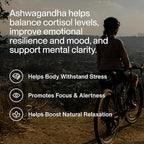 Momentous Ashwagandha Supplement - 300 mg NooGandha Ashwagandha Extract - Cognitive Performance, Alertness, & Focus Support - NSF Certified for Sport - Vegan - GMO- & Gluten-Free - 60 Servings