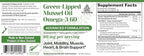 TURNER New Zealand Green Lipped Omega-3 Mussel Oil, 53x Higher Potency with UAF1000+ Super Antioxidant. No Fishy Aftertaste, 3 Bottles, 180 Softgels