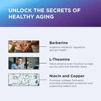 DR. EMIL NUTRITION NAD+ Boost - Nicotinamide Riboside Supplement for Longevity, Healthy Aging & Cellular Regeneration - NAD Supplement with with Berberine, L-Theanine & Niacin - 30-Day Supply