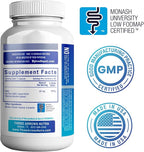 Iron Repair Simply Natural Iron Supplement, Best Absorption & Gentle on Stomach, Monash Low FODMAP, Raise Hemoglobin & Ferritin Iron Pills for Women, Men, Teens, & Pregnancy 90 Bovine Gelatin Capsules