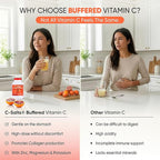 C-Salts Vitamin C Powder - 100% Pure Buffered Ascorbic Acid Powder for Daily Immune Support & Collagen Production - Stomach-Friendly Organic Vegan Non-GMO Sugar-Free - 84 Servings - Blood Orange, 8oz
