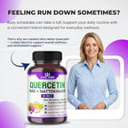 Quercetin Supplement with Bromelain, Vitamin C and Zinc, Nattokinase, NAC, Elderberry, Elderberry | 8 in 1 Ultra Antioxidant Complex for Immune Health | 150 Capsules