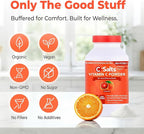 C-Salts Vitamin C Powder - 100% Pure Buffered Ascorbic Acid Powder - Daily Immune Support & Collagen Production - Stomach-Friendly Organic Vegan Non-GMO Sugar-Free - 272 Servings - Blood Orange, 26oz