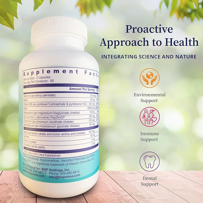 BioPure Core-S Mineral Supplement – Highly Bioavailable Minerals, Vitamins, Amino Acids, & Herbs to Support Nutritional Maintenance, Optimize Metabolism, and Promote Overall Well-Being – 120 Capsules