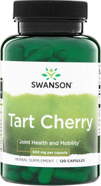 Swanson Tart Cherry Joint Health Support Antioxidant Support 500 Milligrams 120 Capsules