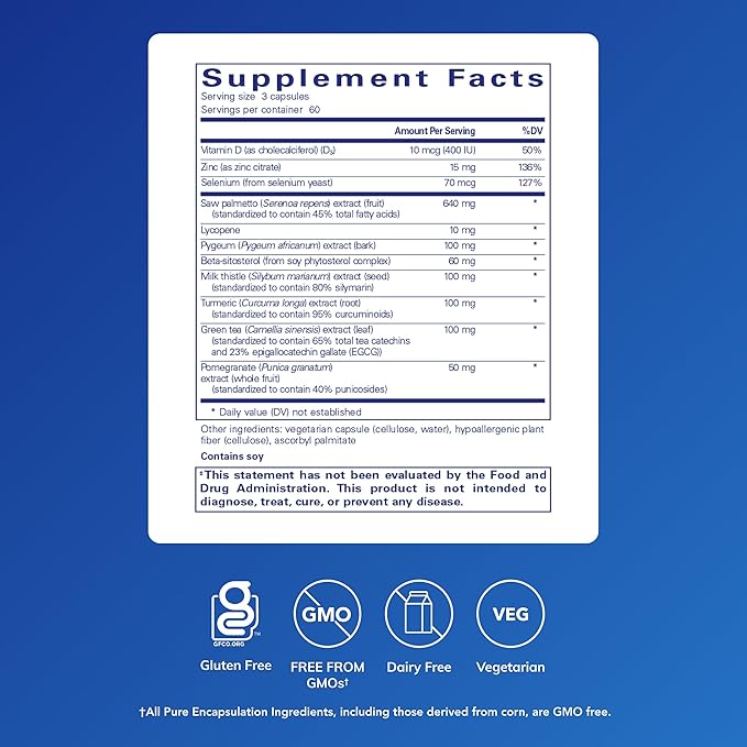 Pure Encapsulations SP Ultimate | Enhance Support for Healthy Prostate Function and Prostate Cellular Health* | 180 Capsules
