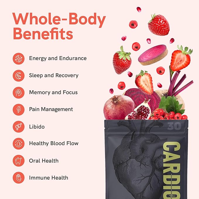 Cardio Miracle Nitric Oxide Supplement 30 Servings - Beet Root Powder with L-Arginine to Support Circulation, Blood Flow, Energy, Endurance, Stamina & Heart Health for Men and Women