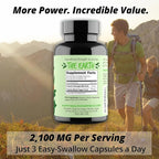 Organic Ashwagandha Capsules 2100mg | Stress Relief Supplement | Extra Strength, 100% Herbal, Energy, Mood & Cortisol Manager, Includes Black Pepper for High Absorption | Non-GMO, 90 Ct