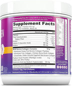 Vitauthority Multi Collagen Protein Powder + Fiber Supplement Collagen Types I, II, III, V & X | Hair, Skin, Nail, & Digestive Support | Vitamin C & Hyaluronic Acid, Unflavored 30 Servings