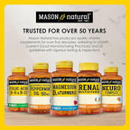 MASON NATURAL Omega,3 Fish Oil, 180,Day Supply, 1000mg with EPA and DHA for Joint Support, 60 Softgel Pills (3 Pack)