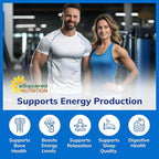 aSquared Nutrition Magnesium Glycinate 400mg - 180 Tablets - Max Strength Magnesium Bisglycinate Supplement -Maximum Bioavailability & Absorption-Non-GMO -Not Buffered-Supports Muscles, Bones & Heart