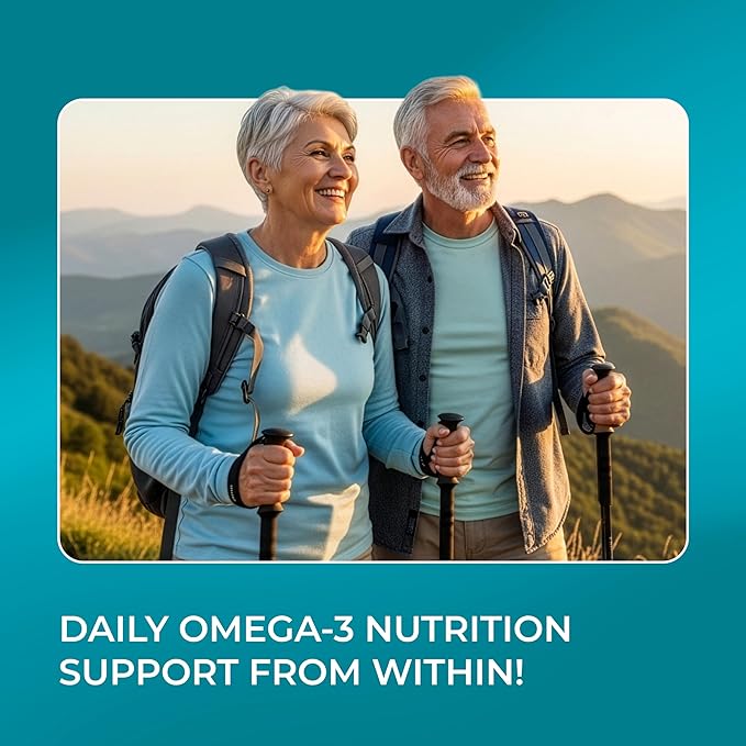 PUREHEALTH RESEARCH Complete Omega 3 Fish Oil Softgels - Omega-3 Fatty Acid Supplements for Women & Men - EPA DHA Supplement for Hearth, Brain & Vision Support - Non-GMO- 90 Soft Gels
