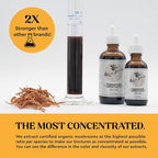 Hodgins Harvest Organic Cordyceps Mushroom Fruiting Body Extract Tincture - Extra Concentrated Dual Extract Supplement - Mushrooms for Energy Support - USDA Certified Organic - 4 fl oz