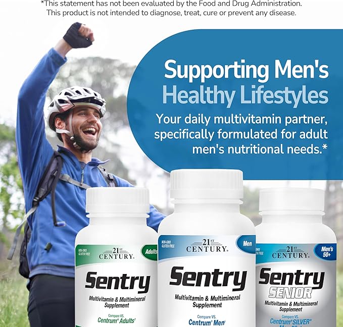 21st Century Sentry Men Multivitamin, 120 Count