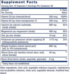 Life Extension Dr. Strum's Intensive Bone Formula, Cissus quadrangularis, Calcium, Vitamin D3, K2, Magnesium, zinc, Potassium, Boron, Bone Health Support Formula, Gluten Free, Non-GMO, 300 Capsules