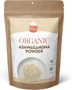SPICY ORGANIC Organic Ashwagandha Root Powder – 4 oz. - Non-GMO, 100% Raw from India – Indian Ginseng (Withania Somnifera) – Natural Stress Support, Energy & Immune Health