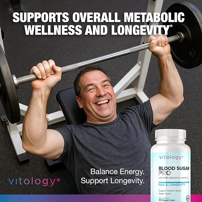 Metabolic Balance PRO – Cellular Energy & Nutrient Utilization Support – NMN, Berberine, Urolithin A, Resveratrol – 60 Veggie Capsules