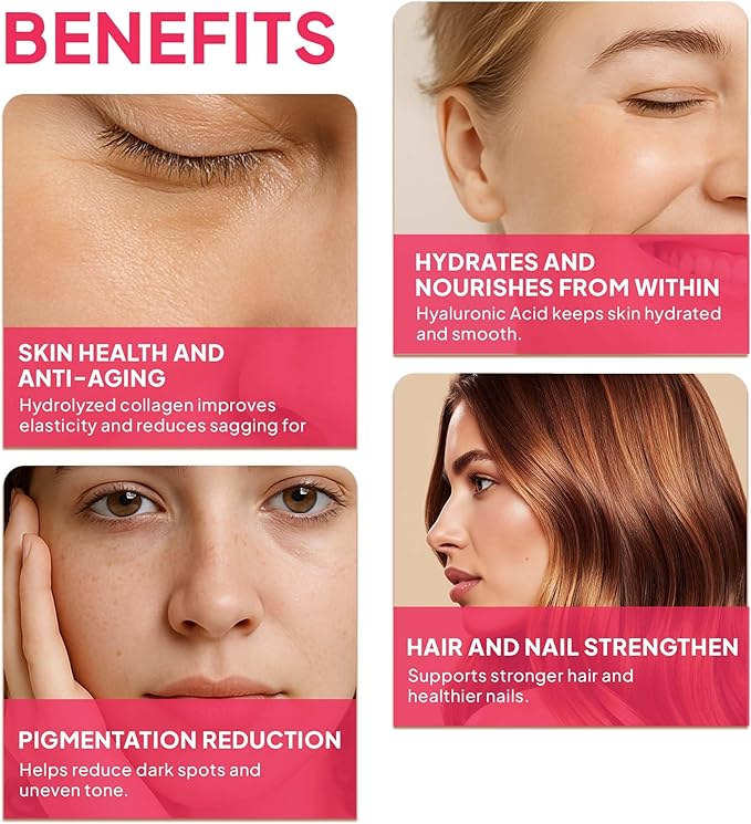 FINE JAPAN Hyaluron & Collagen Plus – Liquid Collagen Supplement with Vitamin C, Hyaluronic Acid, Pearl Coix, Supports Skin Hydration, Elasticity, Hair & Nail Health – Made in Japan, 17 fl oz