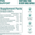 Habit PMS Support Supplement for Women (60 Capsules) - Supports Premenstrual Symptoms & Stress, Hormone Balance, Mood, B Vitamins, Vitamin D, Chasteberry, Ashwagandha, Gluten-Free, Non-GMO (1 Pack)