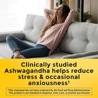 Nature Made Ashwagandha Capsules 125mg for Stress Support, Ashwagandha Supplements, 60 Capsules, 60 Day Supply