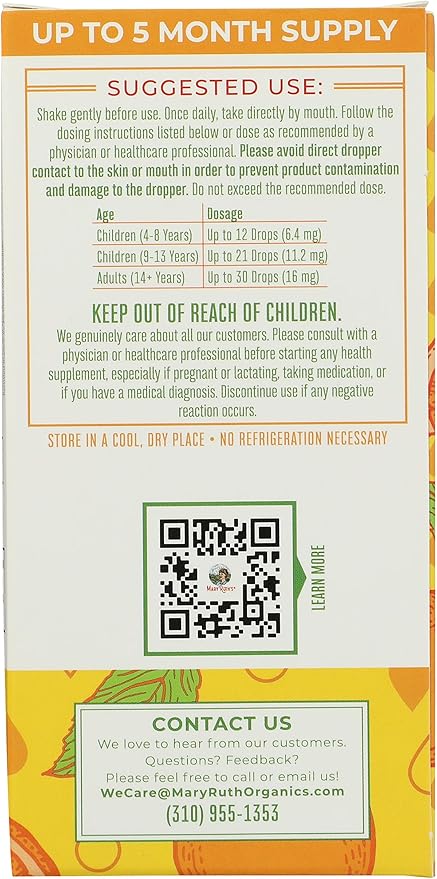 Mary Ruth's Organic Vitamin E Drops, 2 FZ
