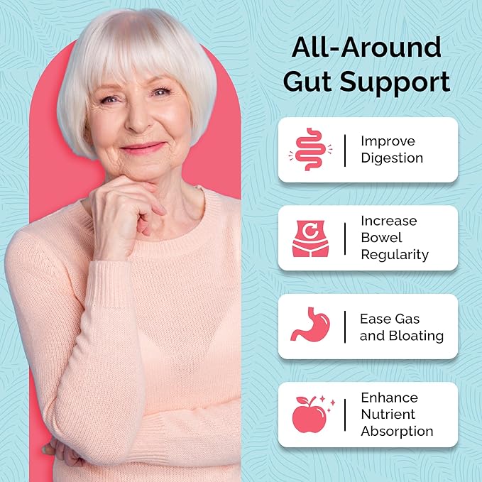 UpWellness Total Revive+ Digestive Enzymes - Broad-Spectrum Enzymes for Digestive Health - Supports Gut Health and Nutrient Absorption - Physician Formulated - 90 Capsules