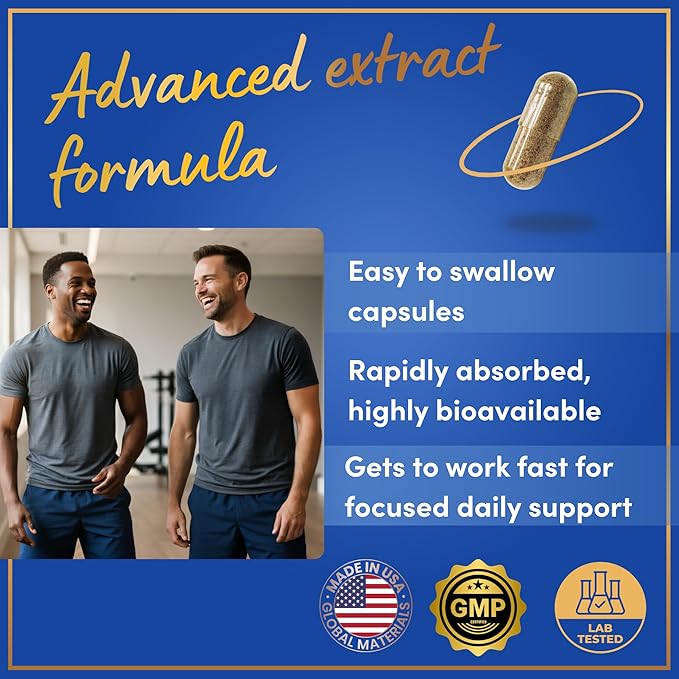 Fadogia Agrestis and Tongkat Ali Supplement - Fadogia Agrestis 600mg, 500mg Longjack Tongkat Ali for Men, Maca Root, Fenugreek, Ashwagandha, Saw Palmetto to Support Energy, Stamina, Vitality - 120Caps