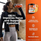 Optimum Nutrition Amino Energy Powder Plus Hydration, with BCAA, Electrolytes, and Caffeine, Tangerine Wave, 30 Servings (Packaging May Vary) (Pack of 6)