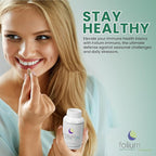Folium Immuno Inflammation Support Supplement-Pine Parts, GrapeSeed, Ginger, Turmeric, Green Tea, White Pepper & Pomegranate-90 Count