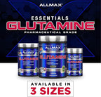 ALLMAX L Glutamine Powder 1000g, Fermented L-Glutamine Powder Pure, Unflavored Glutamine Supplement for Gut Health, Recovery & Immune Support, Vegan, Gluten Free