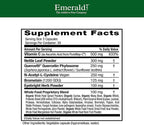 EMERALD LABS Allergy Health - Natural Allergy Support with Quercetin Phytosome, Bromelain, Vitamin C as PureWay-C & More * - Vegan & Gluten-Free - 90 Vegetable Capsules (30-Day Supply)