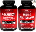 Divine Bounty D-Mannose Capsules & Mens Multivitamin Bundle