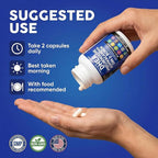 DHEA 200mg Supplement Pregnenolone 100mg for Men & Women with DIM Ashwagandha Boron 6mg Complex Calcium Magnesium Zinc 50mg Vitamin D3 5000 IU Hormone Support Capsules Pills Made in USA 60 Count