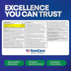 GenCare - Headache Relief Acetaminophen with Aspirin (NSAID) & Caffeine (300 Caplets) Value Pack | Head Pain, Muscle Aches, Back Pain & Body | Generic ExcedrEn Extra Strength