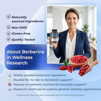Premium Berberine Supplement with Ceylon Cinnamon, Bitter Melon, Milk Thistle - 150 Day Supply (150 Count (Pack of 1))