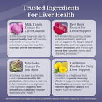 Liver Renew - Liver Cleanse Detox & Repair - Liver Support Supplement with Artichoke Extract, Milk Thistle, Dandelion and Turmeric - 120 Capsules