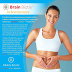 Brain Bean Brain Biotix | Gut and Brain Spore-Based Probiotic and Prebiotic | 30 Servings