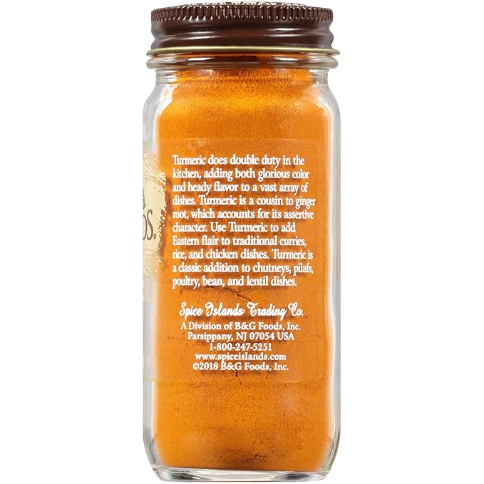 Spice Islands Turmeric, 2.2 Oz (Pack of 3)
