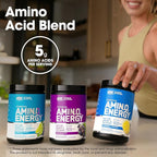 Optimum Nutrition Amino Energy - Pre Workout with Green Tea, BCAA, Amino Acids, Keto Friendly, Green Coffee Extract, Energy Powder - Fruit Fusion, 9.5 Ounce, 30 Servings (Packaging May Vary)