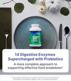 DigestMate Digestive Enzyme and Probiotic Supplement - Broad-Spectrum Digestive Enzymes for Women and Men with 14 Enzymes and Spore-Based Probiotics for Gut Health