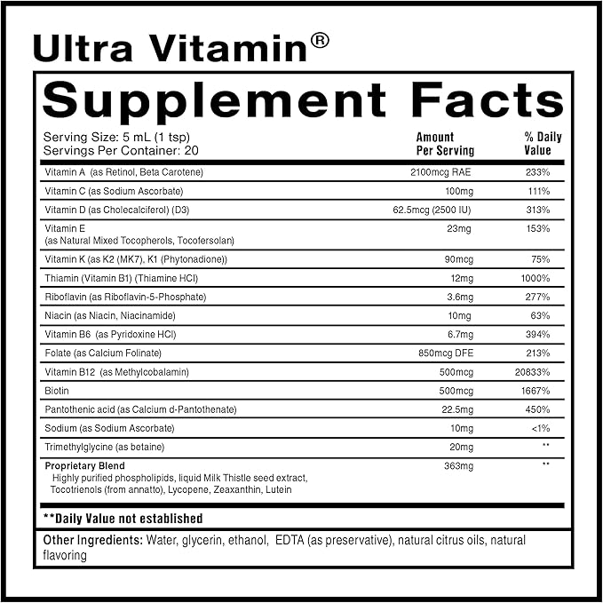 Quicksilver Scientific Vitamin and Mineral Bundle with Dr. Shade's Catalyzed Mineral Complex and Liposomal Ultra Vitamin for Daily Wellness, Energy, Antioxidant Support, Liver Health, Brain Function,
