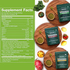 Paleovalley Organic Supergreens Powder - 23 Superfoods with Prebiotic Fiber for Energy and Immunity Support - No Cereal Grasses for Maximum Absorption - Tropical, 30 Servings