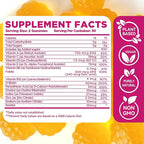 Aromlife Postpartum Hair Loss Gummies for Women Stronger Hair, Postpartum Hair Gummies with Biotin, Folate, Zine, Vitamin E, B6 & B12, 60 Count Vegan Breastfeeding-Friendly Postnatal Vitamins Gummy