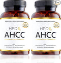 HPD Rx Premium AHCC & Shiitake Mushroom 1100 mg per Serving Supplement, Natural Immunity Booster, Maintains Natural Killer Cell Activity | AHCC is Proven in 30+ Studies | 60-Day Supply, 2-Pack