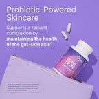 Microbiome Labs SereneSkin - Spore Based Probiotic Complex with Citrus Polyphenols for Skin Clarity & Gut Health Support - Daily Probiotic Skincare - Soothe The Gut-Skin Axis (60 Capsules)